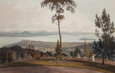 Vista desde Strawberry Hill, Isla del Príncipe de Gales de William Daniell