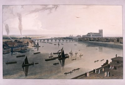 Vista de Londres desde Somerset House, 1805 de William Daniell