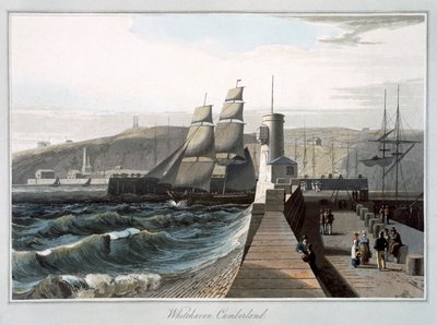 Whitehaven, Cumberland, 1814-1825 de William Daniell