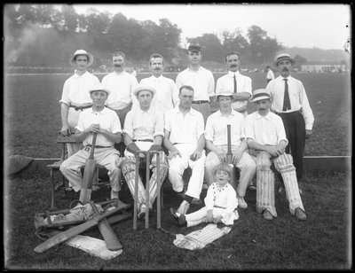 Retrato de grupo del Club de Cricket Holdsport de William Davis Hassler