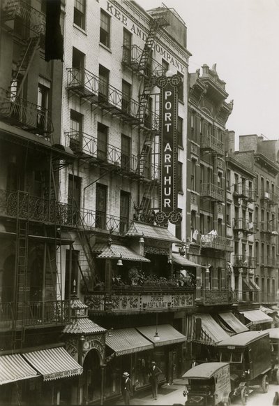 Restaurante Port Arthur, 7 Mott Street, Ciudad de Nueva York, 1919 de William Davis Hassler