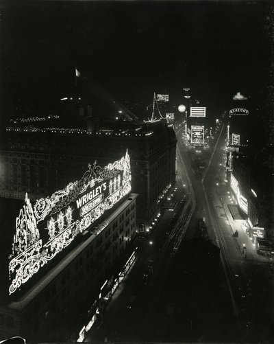 Times Square, desde el piso 16 del Times Building, 1917 de William Davis Hassler