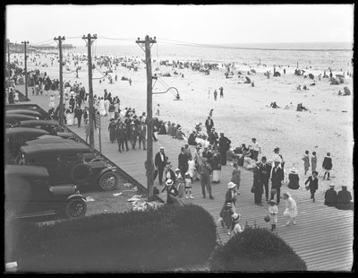 Vista del paseo marítimo y la playa desde el Hotel Curley