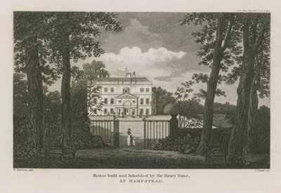 Casa construida y habitada por Sir Henry Vane en Hampstead de William Davison