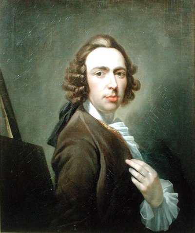 Autorretrato, c.1750 de William Delacour