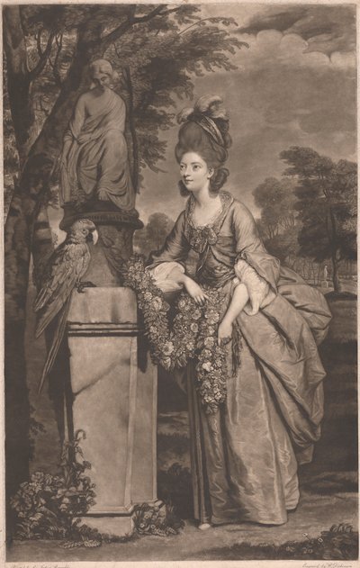 Elizabeth, Condesa de Derby de William Dickinson