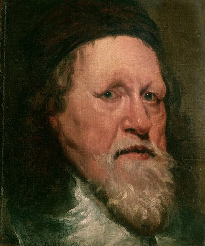 Retrato de Inigo Jones (1573-1652), escenógrafo y arquitecto de William Dobson