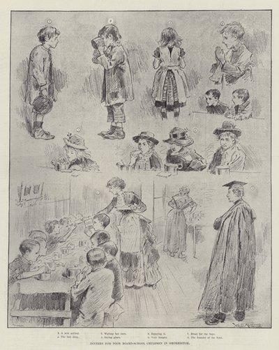 Cenas para Niños Pobres de la Escuela Pública en Shoreditch de William Douglas Almond