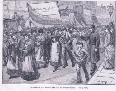 Procesión de los fabricantes de fósforos a Westminster 1871 d.C. de William Douglas Almond