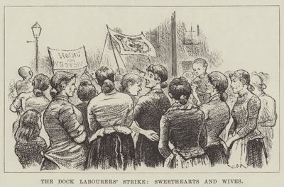 La Huelga de los Trabajadores del Muelle, Novias y Esposas de William Douglas Almond