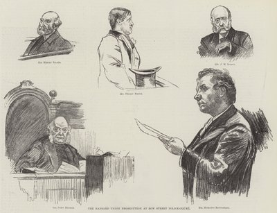 La acusación de la Unión Hansard en el Tribunal de Policía de Bow Street de William Douglas Almond
