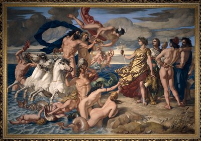 Neptuno cede el Imperio de los Mares a Britania de William Dyce