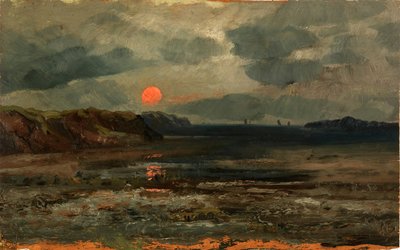 Amanecer en aguas de pesca--Maine de William E. Norton