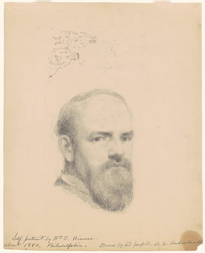 Autorretrato [recto] de William E. Winner