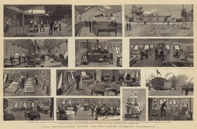 Escuela de Ingeniería HMS Marlborough, Portsmouth de William Edward Atkins