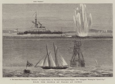 SAR el Príncipe de Gales en Cowes de William Edward Atkins