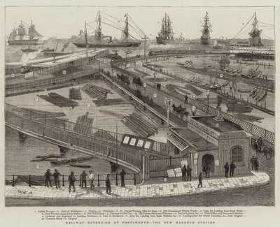 Extensión ferroviaria en Portsmouth, la nueva estación del puerto de William Edward Atkins