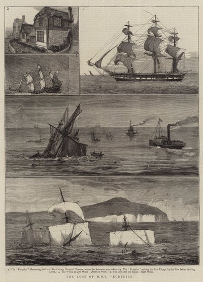La pérdida del HMS Eurydice de William Edward Atkins