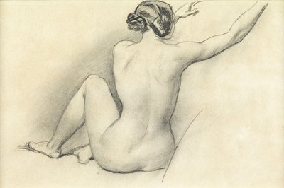 Desnudo Sentado de William Edward Frost