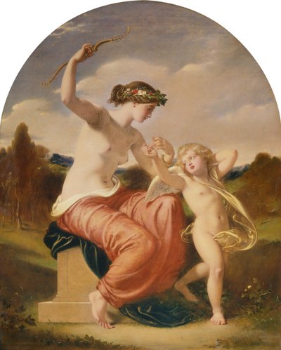 Venus desarmando a Cupido de William Edward Frost