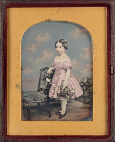 Retrato de niña,c. 1852 (foto) de William Edward Kilburn