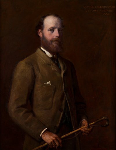 Retrato de George, vizconde de Newport, más tarde cuarto conde de Bradford (1845-1915), hacia 1880 (óleo sobre lienzo) de William Edward Miller