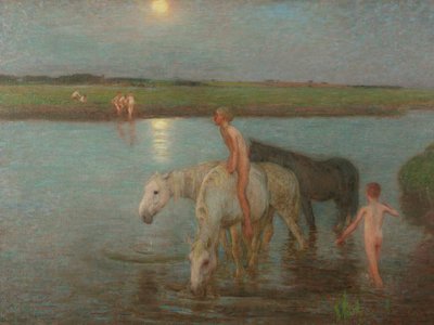 La ribera del río de William Edward Stott