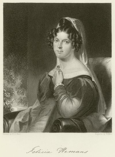 Felicia Hemans de William Edward West