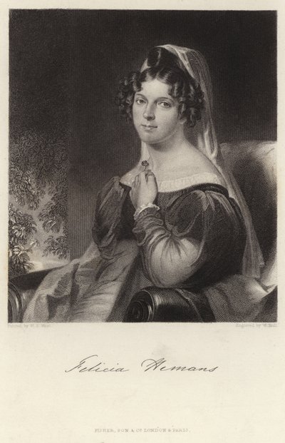 Felicia Hemans de William Edward West