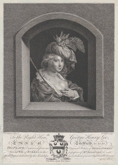Retrato de Susanna Lunden, hermana de Helena Fourment, 1763-66 de William Elliot