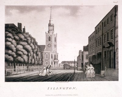 Santa María, Islington, Londres, 1792 de William Ellis