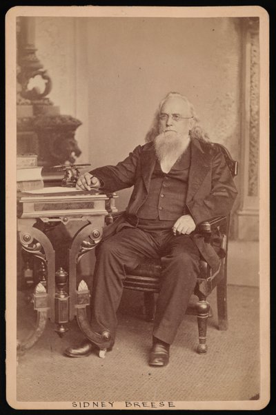 Retrato de Sidney Breese 1800-1878, antes de 1878 de William Emory Bowman