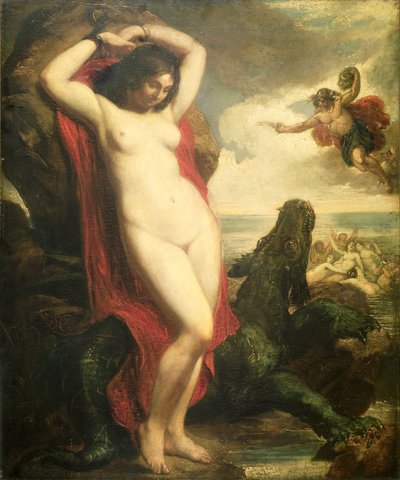 Andrómeda y Perseo, c.1840 (óleo sobre lienzo) de William Etty