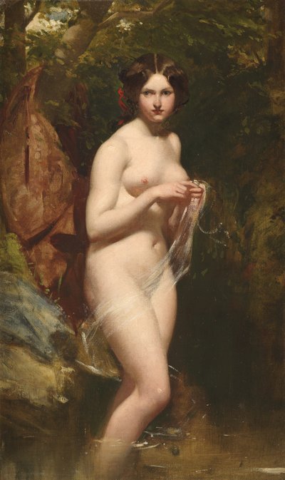 Desnudo bañándose de William Etty