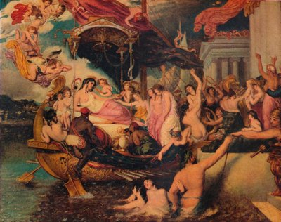 La llegada de Cleopatra a Cilicia, 1821 de William Etty