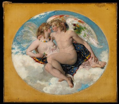 Cupido y Psique de William Etty
