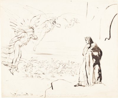 Escena del Infierno (canto IX) de William Etty