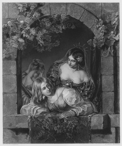 Las novias de Venecia, del cuadro en la Galería Vernon de William Etty