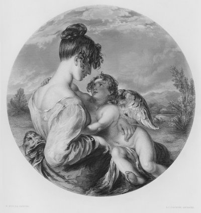 El Compañero de Juego Peligroso, del cuadro en la Galería Vernon de William Etty