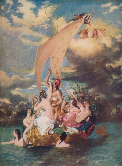Juventud en la proa y placer en el timón, 1830-32 de William Etty