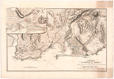 Un mapa de Cádiz de William Faden