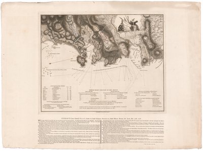 Un plano de Ste. Lucie por Faden de William Faden