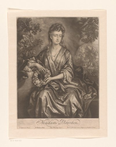 Retrato de Sarah Chicheley
Señora Plowden (título en el objeto) de William Faithorne (I)