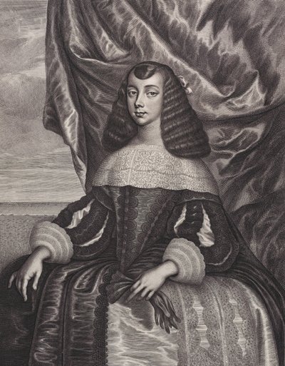 Catalina de Braganza de William Faithorne