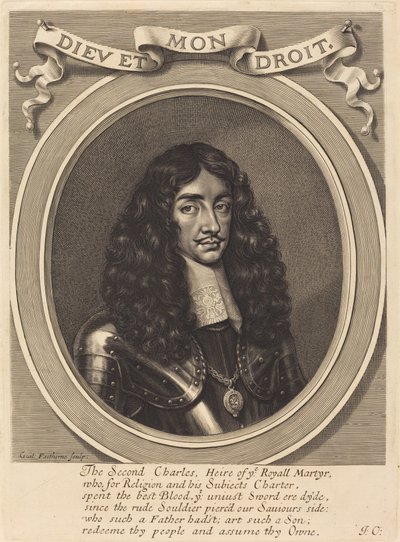 Carlos II de William Faithorne