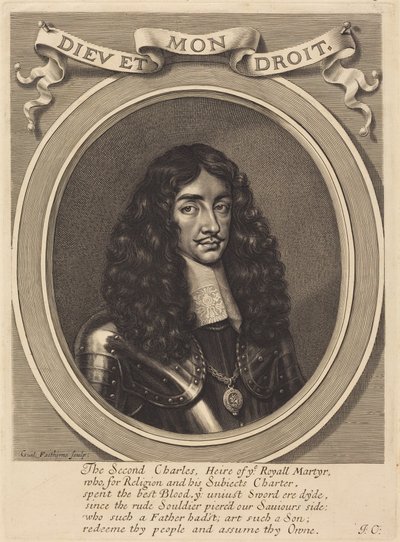 Carlos II de William Faithorne