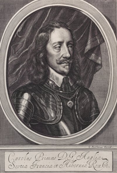 Rey Carlos I, ca. 1658 de William Faithorne