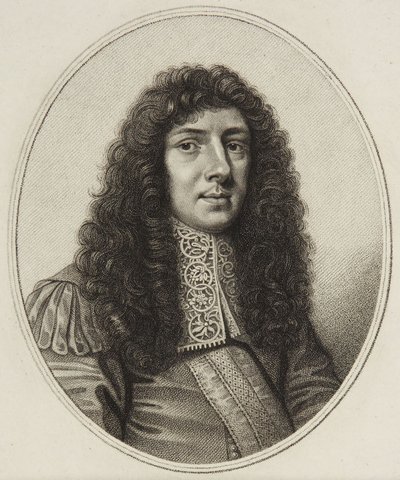Retrato de John Aubrey de William Faithorne