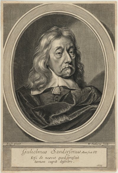 Sir William Sanderson de William Faithorne