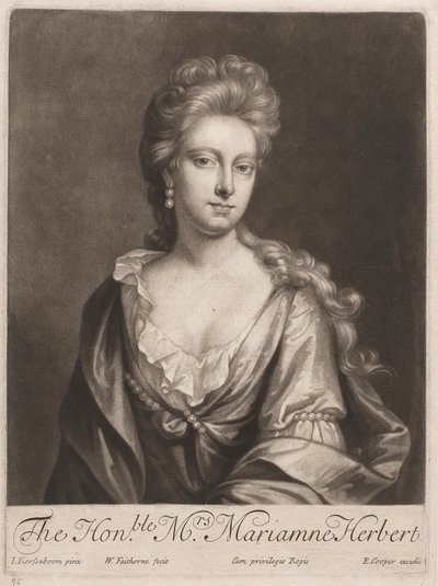 Honorable Sra. Marianne Herbert de William Faithorne
